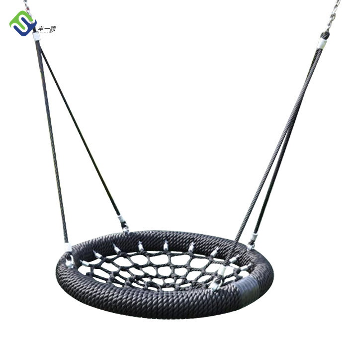 China 120cm play net round swing for children outdoor park factory