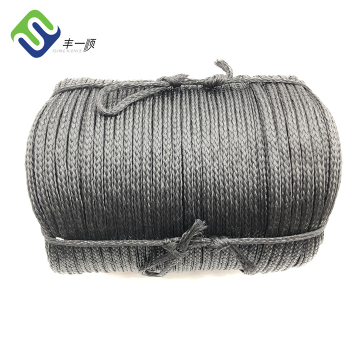 Hot New Products Factory Rope - 10mmx220m Black Color Hollow Braided PE Ski Rope Hot Sale – Florescence