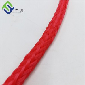 Blue Color 10mmx500m Polyethylene Hollow Braided Rope Hot Sale