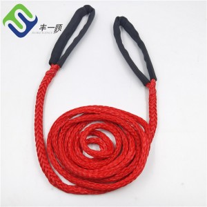 Red Color 10mm UHMWPE Pendant Rope with Spliced Eye