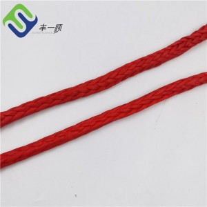 Red Color 10mm UHMWPE Pendant Rope with Spliced Eye