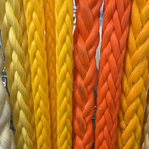 44mm Marine UHMWPE Spliced Spectra Rope For Big Vessel With ABS Certificate