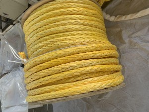 44mm Marine UHMWPE Spliced Spectra Rope For Big Vessel With ABS Certificate