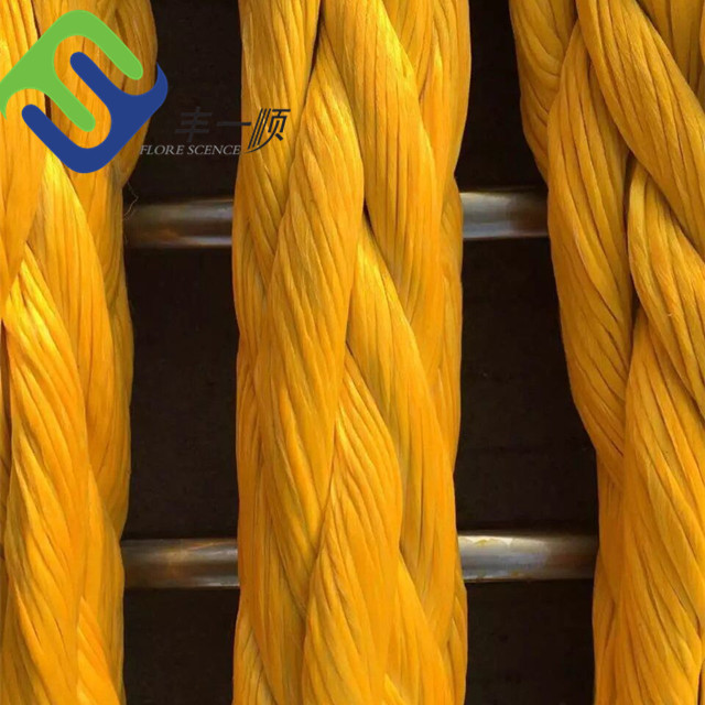 2017 New Style 3 Strand Pp/Pe Rope - 48mm*220m Braided UHMWPE Marine Floating Rope for Ship – Florescence