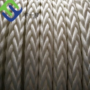 High Quality 12 Strand PP Polypropylene Mooring Rope for Vessel