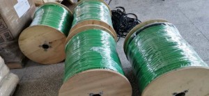 Transmission Line Pulling Rope Aramid Rope with PU Coating 14mm