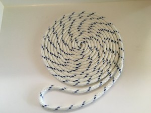 3/8 ″ x 15 stôp čierna farba dvojité pletené námorné lano dokovacia linka vyrobená v Číne
