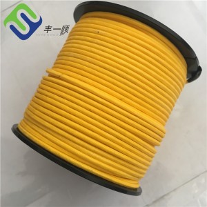 Customized Colored UHMWPE Braided Rope 2mm with Polyester Jacket Made in China