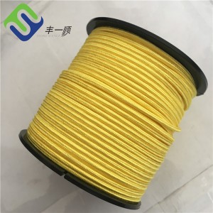 3mm 12 Strand Hollow Braided Paraglider Winch Rope UHMWPE بريڊ لائين