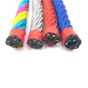 6 strand Polyester combination rope for playground