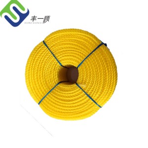 UV Resistant 10mm PP Packing Rope 3 Strand Twisted Rope PP Twist Cord