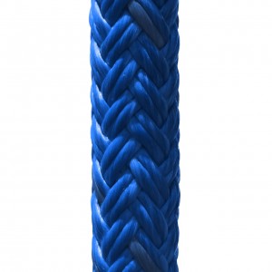 Corda de amarração de náilon trançada dupla resistente de 3/8 pol. a 2 pol.