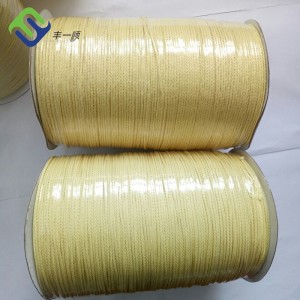 3 strand twisted aramid rope for packing