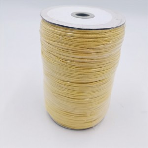 Gelbe 1,5 mm 8-strängige geflochtene Aramid-Seilschnur zum Verpacken