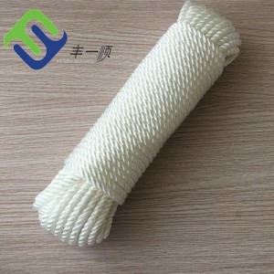 Polyamide Mooring Rope 3 Strand Twisted Nylon Cable for Anchor Dock Boat Ship