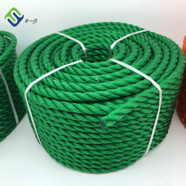 Factory Free sample Amusement Park Combination Rocking Rope Playground - 4 Strands Polyethylene Twisted PE ropes 6mmx200m With Customized Color – Florescence