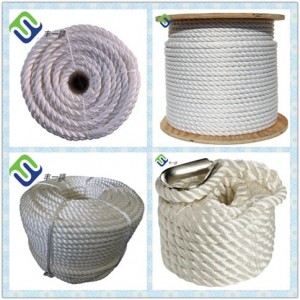 Hawser laid polyamide 3 strand twist nylon rope for sale