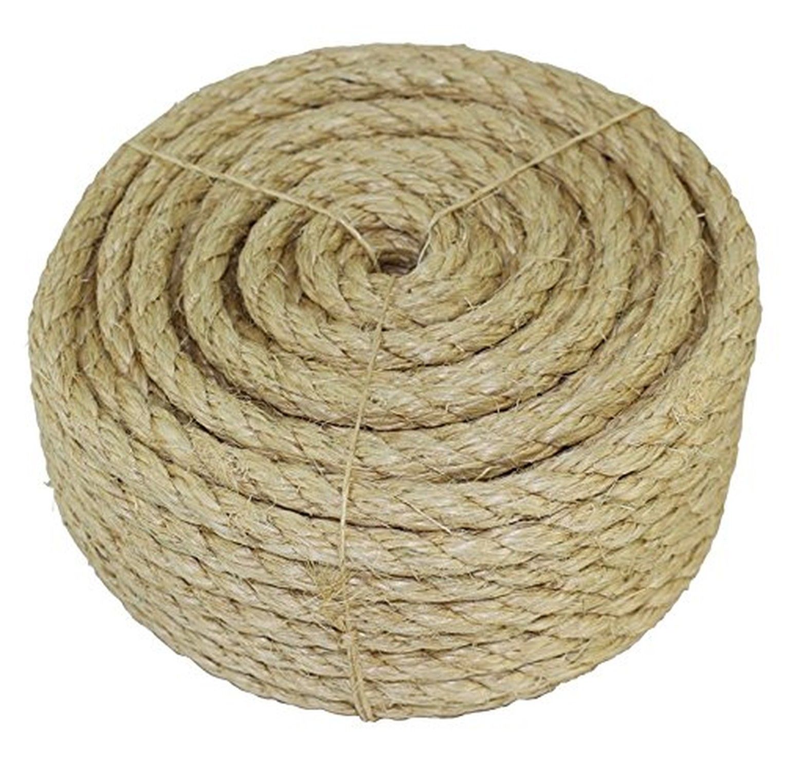 OEM/ODM Factory Braided Jute Rope - 100% Natural Eco-friendly Twisted Sisal Rope Diameter 6mm/8mm/10mm – Florescence
