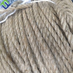100% Natural 3 strand twist sisal Rope sisal packaging rope
