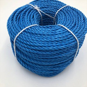 10mmx100m Nylon 3 Strand Twisted Anchor Line Rope With Thimble