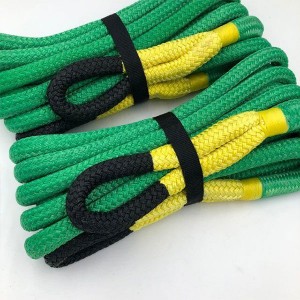 Multi-warna ganda Braided loba dipaké nilon Towing tali