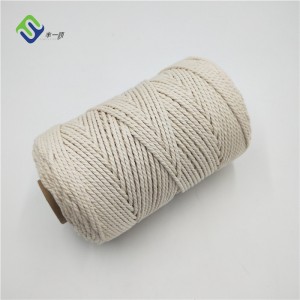 3mmx200m Natural 100% Cotton Macrame Rope / Cord Hot Sale