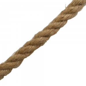 10mm-36mm Natural 3 Strand Z Twisted Sisal Rope For Navy Application/ Decoration/ Marine Rope