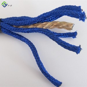16mm 6 * 7 Steel Wire nga adunay Fiber Core Polyester Combination Rope UV Resistant Playground Rope