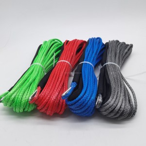 High Strength Uhmwpe Braided Synthetic Towing Winch Rope For UTV SUV ATV Cars