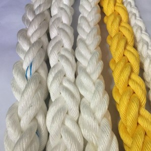 High Strength Braided Marine Ropes Nylon 48mm 8 Strand Mooring Rope
