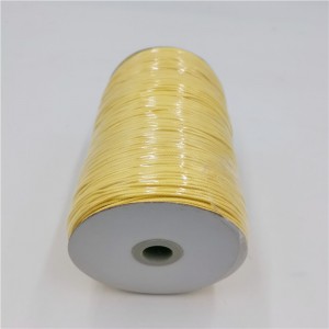 Spago in corda di aramide intrecciata gialla da 1,5 mm a 8 fili per l'imballaggio
