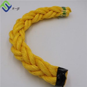 Wholesale 8 Strand Polyester Mooring Rope Both Ends With Eyes