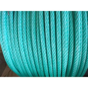 High strength 6 strand PP combination rope for Fishing Trawler