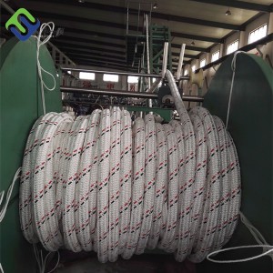 Double Braided Polyester Marine Rope Covered UHMWPE 12 Strand Towing Rope For Mooring Hot SALE