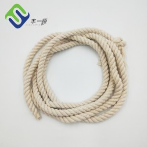 Hot Sale 3 Strand Twisted 100% Natural Cotton Rope