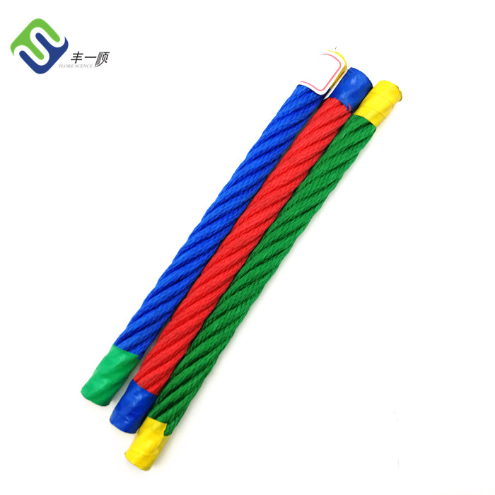 Hot Selling for 2mm Pe Rope - 16mm 6*8 FC Twisted Polyester Reinforced Combination Playground Rope – Florescence