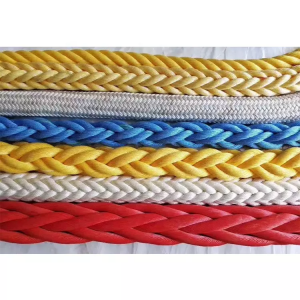 White Color Double Braided Marine Towing Polyester Rope Made in China