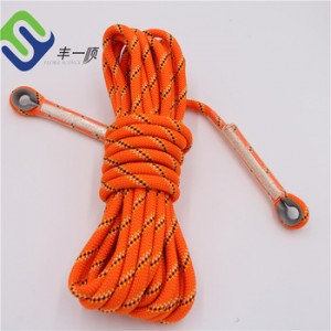 Upgraded Carabiners Outdoor Safety Fire Escape Rope/Static Rock Climbing Rope 12MM