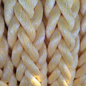 64 mm polipropilēna vītā pīta tipa jūras pietauvošanās virve, ražota Ķīnā