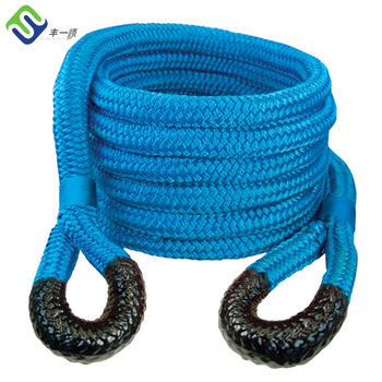PriceList for Basalt Fiber Rope - Blue Color Nylon Recovery Towing Rope 25mm With Protection Sleeve  – Florescence