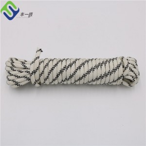 Wholesale Hot Sale Colorful 8mm double braided polyester rope