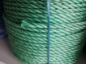 24mm 3 Strands Twisted PP Danline Monofilament Rope