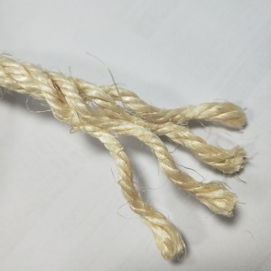 100% Natural 3 strand twist sisal Rope sisal packaging rope