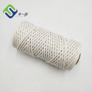 100% Natural Pure cotton 5mm 100m single strand rope