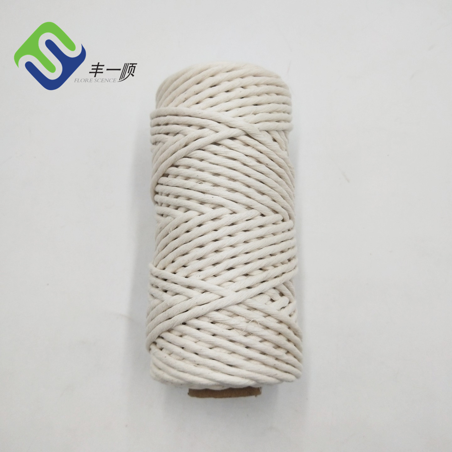 Personlized Products White Cotton Rope - 100% Natural Pure single strand cotton rope – Florescence