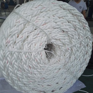 PP Multifilament 8-Strand Polypropylene Mooring Rope For Ships And Tugline