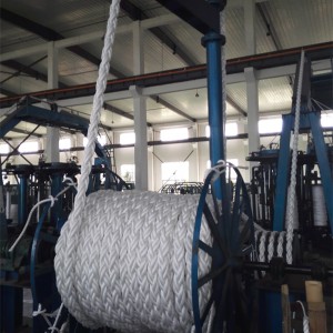 PP Multifilamentní 8pramenné polypropylenové kotevní lano pro lodě a vlečné lano