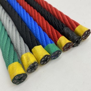 Hot Sale 16mm Polyester Playground Combination Climbing Rope