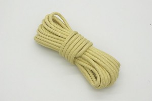 High Temperature Fireproof 3mm Braided Aramid rope