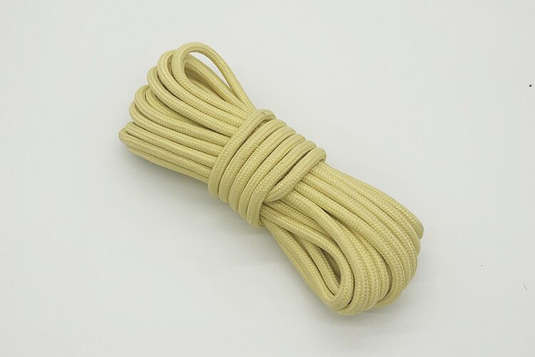 High Temperature Fireproof 3mm Braided Aramid rope Featured Image